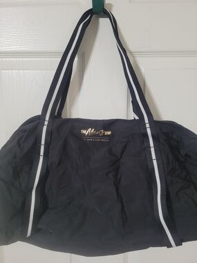 Bath & Body Works Black Duffel with Striped Shoulder Straps